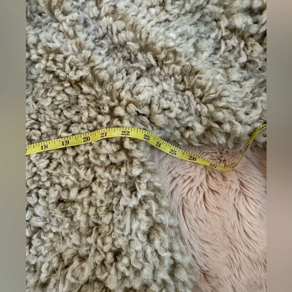 Anthropologie Brenna Faux Fur Sherpa Teddy Coat NWT XL - Picture 13 of 15